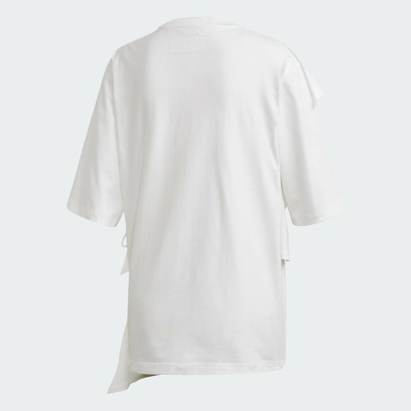 Adidas Originals Women's J KOO White Ruffles Tee Shirt FT9876 - Picture 3 of 3